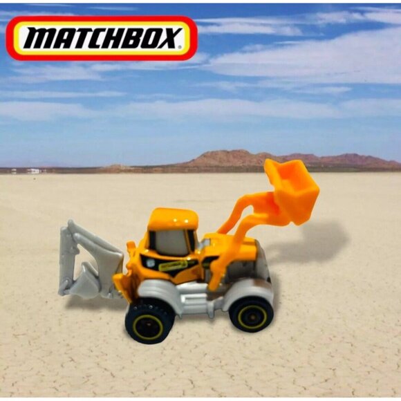 Bruder #02446 CATERPILLAR Small Wheel Excavator.  Plus Matchbox Mini Excavator. - Picture 8 of 10